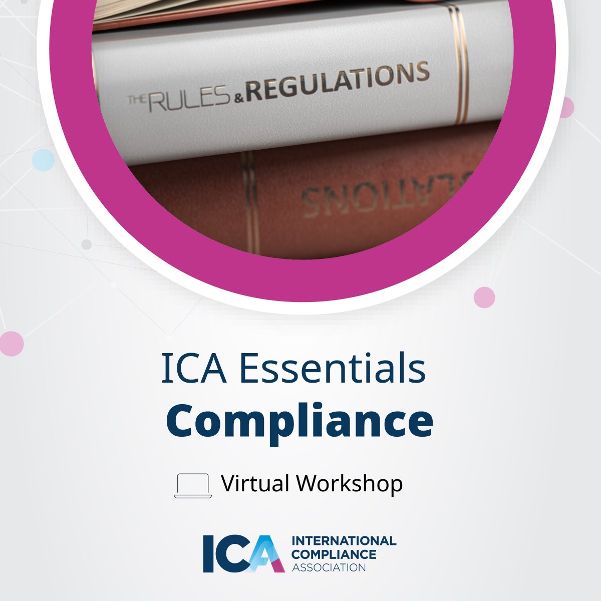 intcompassoc's tweet photo. Looking for bite-sized, practical compliance and financial crime prevention training for you or your teams? 

Build your capabilities with an expert-led, three-hour virtual workshop that gives you foundational knowledge you can apply immediately. 

Secure your place now before the start dates:

✅ ICA Essentials – Compliance (23 June 2026)
✅ ICA Essentials - Financial Crime Risk in Cryptocurrencies (30 June 2026)
✅ ICA Essentials – Managing Sanctions Risk (22 June 2026)

Learn more and book today: https://t.co/C6Nt3lPPH3