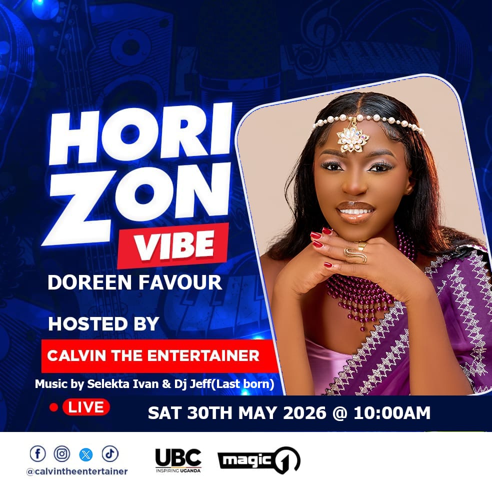 ubctvuganda's tweet photo. Horizon Vibe: Vibes4Life Edition 🔥
The rhythm, the energy, the life — all loading!📍 UBC Auditorium
🗓️ Saturday | 10AM🎤 Featuring:
➤ Nutty Nethan
➤ Soja Boyz
➤ Doreen Flavor🎧 Mash‑Up: Selector Ivan🎙️ Hosted by the legendary @CalvinUG📺 Catch it LIVE on UBC TV + MAGIC 1 HD https://t.co/qTN3mne5vo