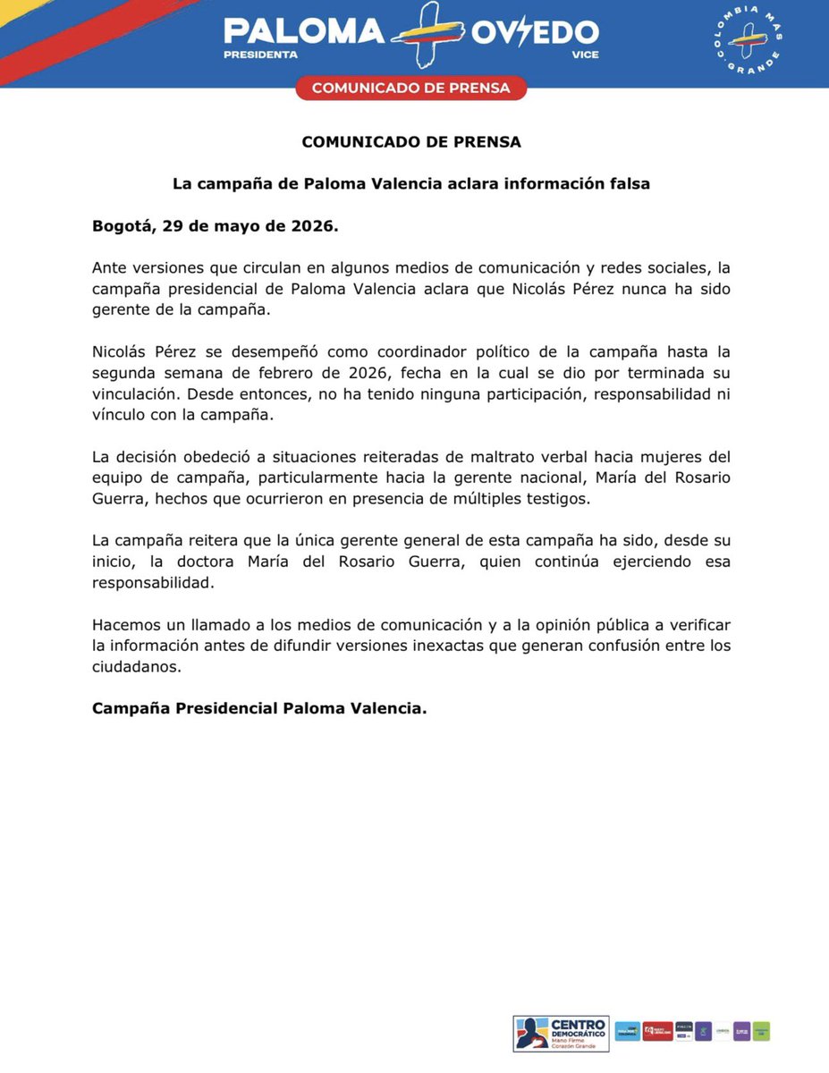 PalomaValenciaL's tweet photo. En esta campaña las mujeres se respetan. https://t.co/2eak7gVkeS