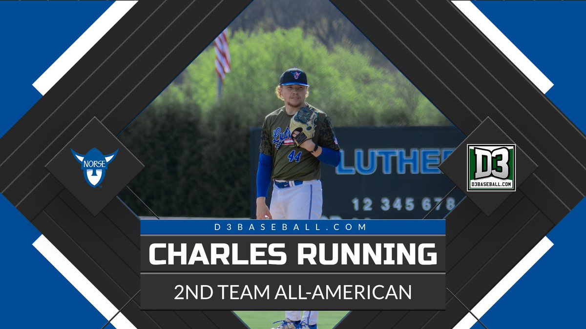 LutherBaseball's tweet photo. Congratulations to Charles Running on being named a 2nd Team All-American by https://t.co/PfFTCLMDkU! #TeamLewis https://t.co/EtHzLr6IvE