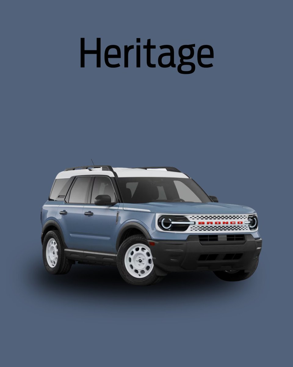 MichCityFord's tweet photo. From the trail to the city, the 2026 Ford Bronco has a trim for every driver. Which one are you picking? Let us know in the comments. 👇 https://t.co/g9disD7LBV