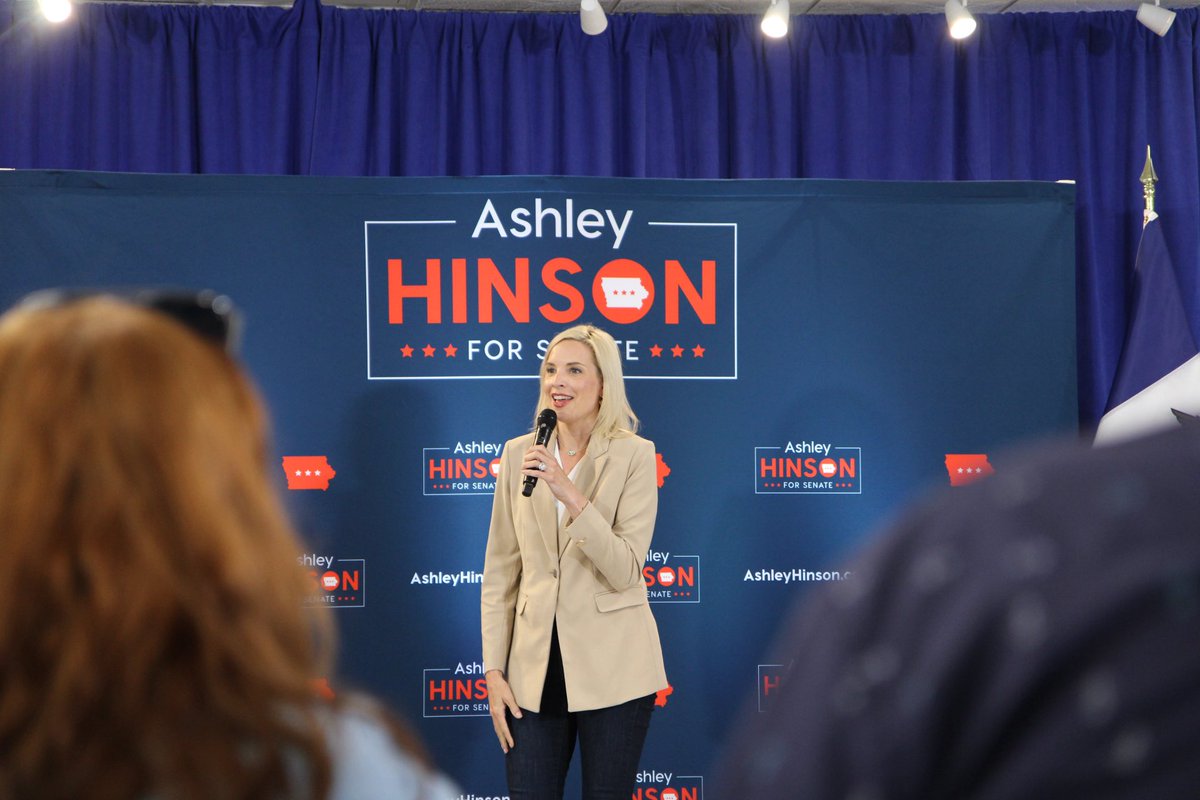 AddisonLavis's tweet photo. .@Team_HinsonIA is out pounding the pavement all across Iowa. 

The Fighting for Iowa Tour marches on to Treynor tonight! 💪🇺🇸

https://t.co/zWpbhMBJNB https://t.co/n2iBSEKGyS