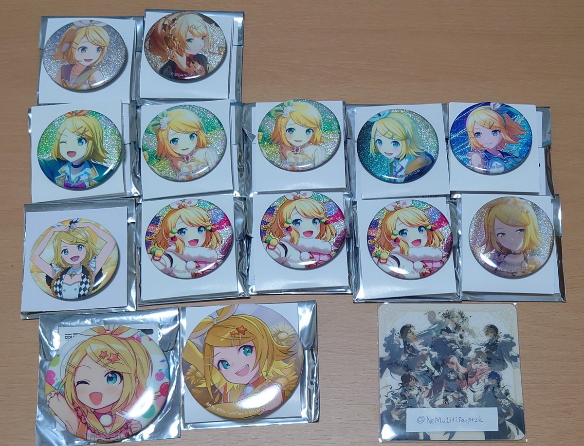 NeMuIHiTo_prsk's tweet photo. 【交換・譲渡】
プロセカ プロジェクトセカイ 缶バッジ

譲:画像参照
求:同異種ワンダショ
　   定価+送料 https://t.co/jXy0vi2LLt