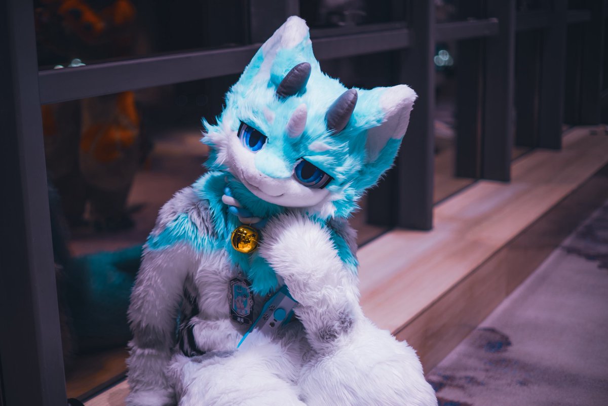 optionalfish's tweet photo. #FursuitFriday #furry 
鱼儿这个咪

📷：@Max_Turbo_Wolf https://t.co/W7be9HceBp