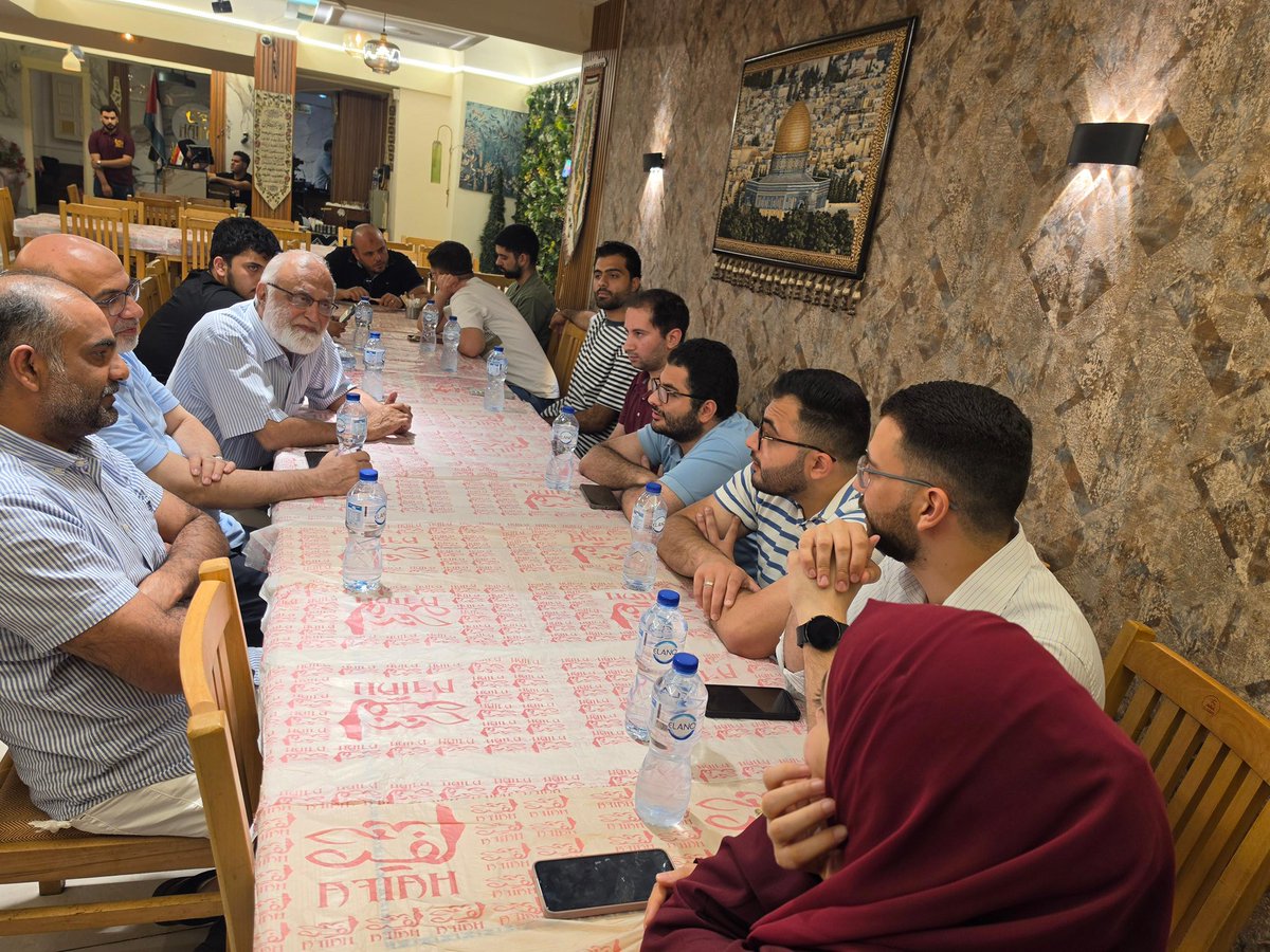 AlkhidmatOrg's tweet photo. Egypt: President Alkhidmat hosted a dinner in honor of refugee Palestinian medical students residing in Cairo. https://t.co/r0ChVPnXXK