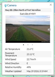 LaPrairieWorks's tweet photo. 511 Conditions Snapshot – Northern Alberta (8:45am): Bare-dry conditions in the north this morning. Drive with caution and adjust travel speeds accordingly. Conditions may change. Check 511 Alberta for updates. https://t.co/pFWvqM2QKK https://t.co/CETK4oYA6W