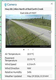 LaPrairieWorks's tweet photo. 511 Conditions Snapshot – Northern Alberta (8:45am): Bare-dry conditions in the north this morning. Drive with caution and adjust travel speeds accordingly. Conditions may change. Check 511 Alberta for updates. https://t.co/pFWvqM2QKK https://t.co/CETK4oYA6W