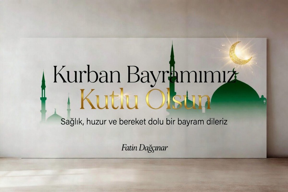 FatinDagcinar's tweet photo. Kurban Bayramı’nın kalplerimize huzur, evlerimize bereket ve hayatımıza sağlık getirmesini dilerim. Sevdiklerinizle birlikte bir arada olduğunuz, huzur ve mutluluk dolu bir bayram geçirmeniz temennisiyle.🙏🏻🌺
Fatin Dağçınar https://t.co/AIW1PVQyP6