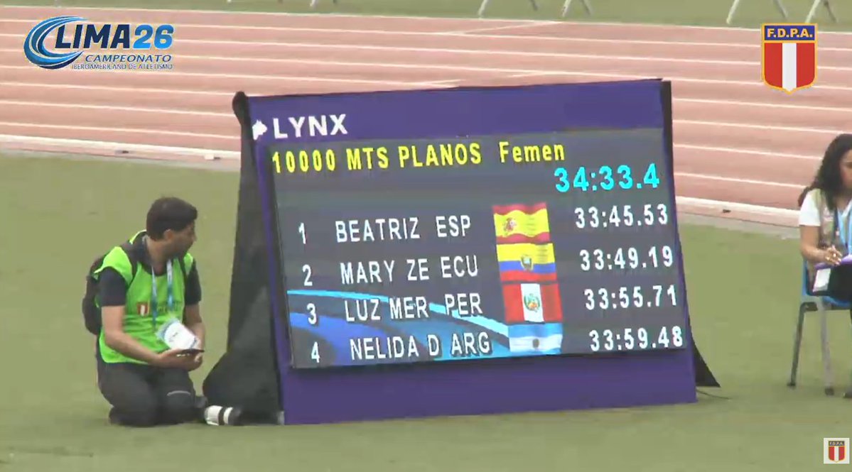 soldatleta's tweet photo. Beatriz Álvarez oro en los 10.000 metros del Campeonato Iberoamericano con 33.45. https://t.co/TwhVSqhigg