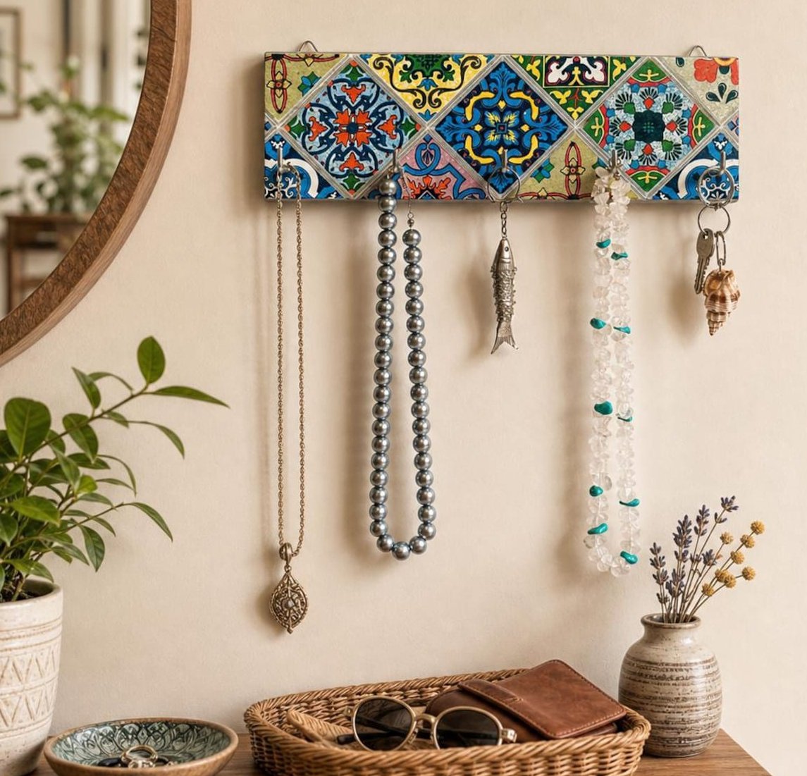 GoodVintageArt1's tweet photo. Handmade Talavera Key & Necklace✨ holder that turns an everyday corner into a little piece of art 🔑🏡🌿 #HandmadeDecor #Talavera #EntrywayStyle #WallDecor #KeyHolder #BohoHome #HomeDecor #ArtisanMade #Necklace #holder #ColorfulHome #SmallSpaceStyle
https://t.co/LThjVunYFC https://t.co/dDj1jGR1Dg