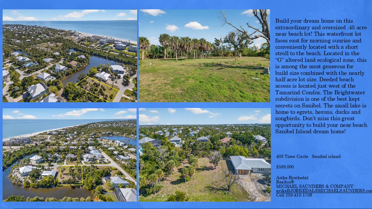 Arikaa's tweet photo. Looking to build your dream home on Sanibel Island? #408TireeCircleSanibelLot #dreamlot #Sanibellot #buildyourdreamhomesanibel #sanibelnearbeachlot

https://t.co/Tq49oyOBHa https://t.co/zPIJol1QPI