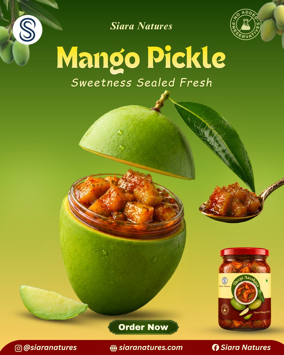RoseCreations__'s tweet photo. Product branding poster designs crafted for pickle brand.

Mango Pickle https://t.co/CMQwKHy7PW