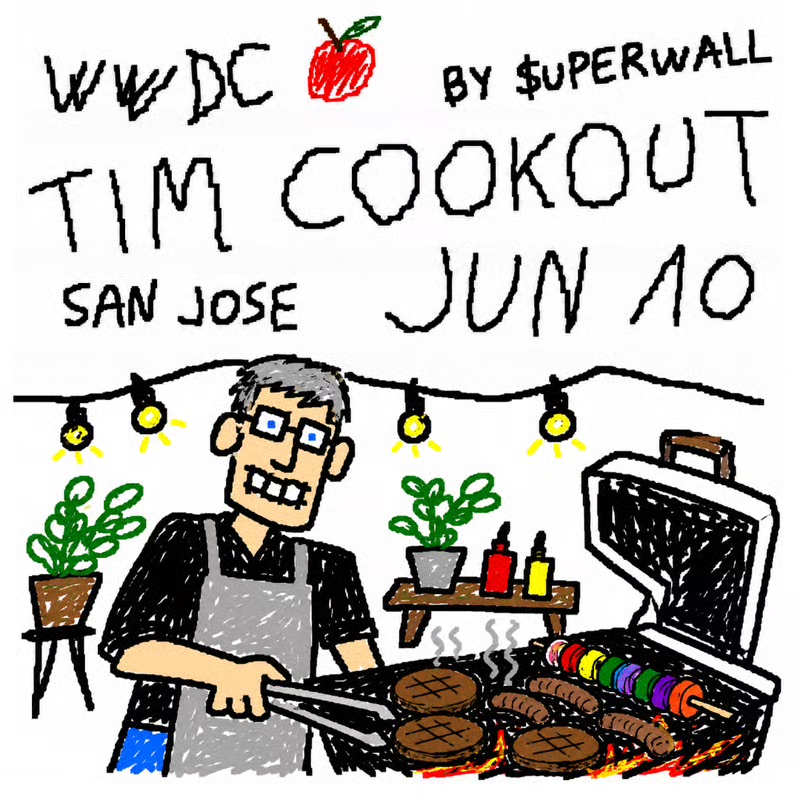 JordanMorgan10's tweet photo. During WWDC 2026, I'd love to see you at....

Our Tim Cook[out]! Wednesday evening.

Free food, good chats, etc etc. Register here:
https://t.co/mzuWEbLYSd https://t.co/ZNnudLA6Zk