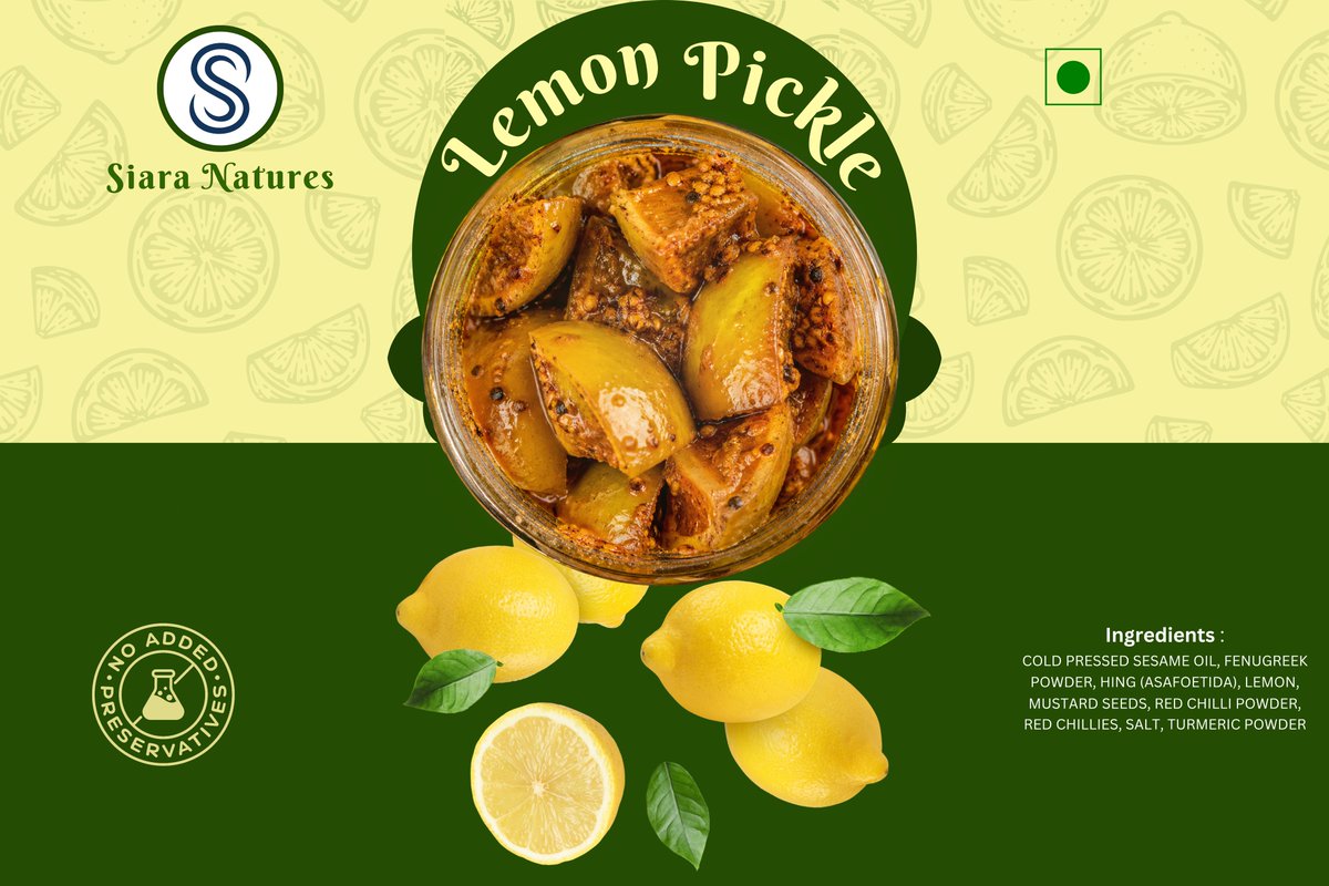 RoseCreations__'s tweet photo. Lemon Pickle 

#PackagingDesign
#ProductBranding 
#SocialMediaMarketing https://t.co/l3MX8bZ8Zi