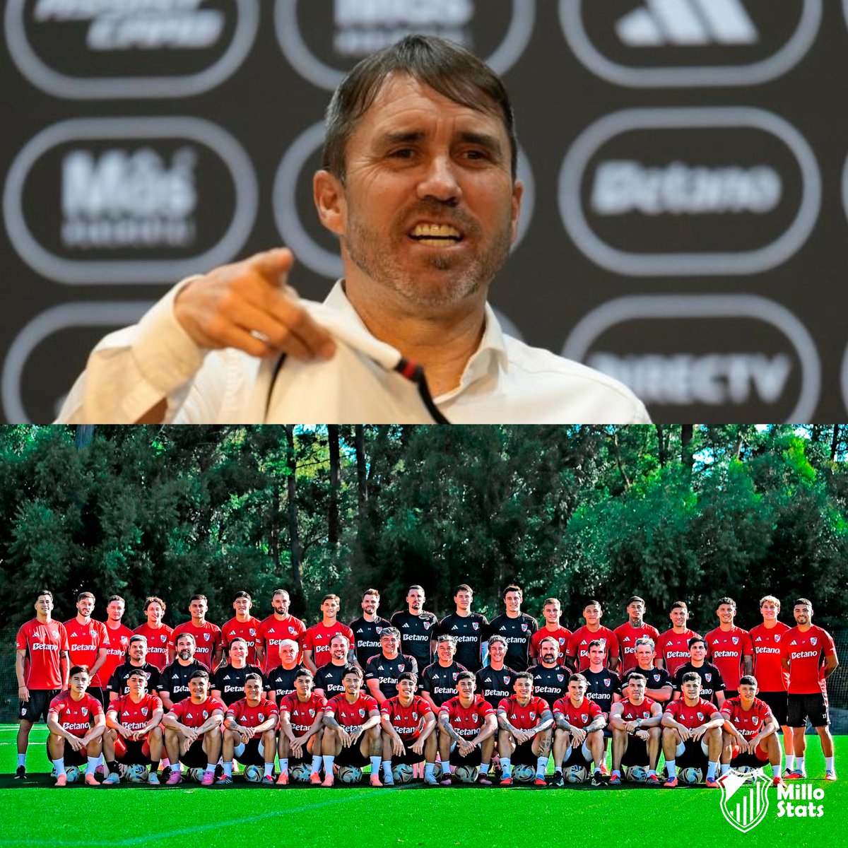 StatsMillo's tweet photo. 💣‼️ River 🐔 podría tener ONCE BAJAS de cara al próximo semestre según @maxigrillo 

❌ Ezequiel Centurión
❌ Fabricio Bustos
❌ Paulo Díaz
❌ Giuliano Galoppo
❌ Kevin Castaño
🔄 Ulises Giménez (Préstamo)
🔄 Santiago Lencina (Préstamo)
⏳ Lautaro Rivero (Buscarán oferta importante)
⏳ Facundo Colidio (Buscarán oferta)
⏳ Maxi Salas (Prescindible)
🤔 Kendry Páez (NO está segura su continuidad post Mundial)