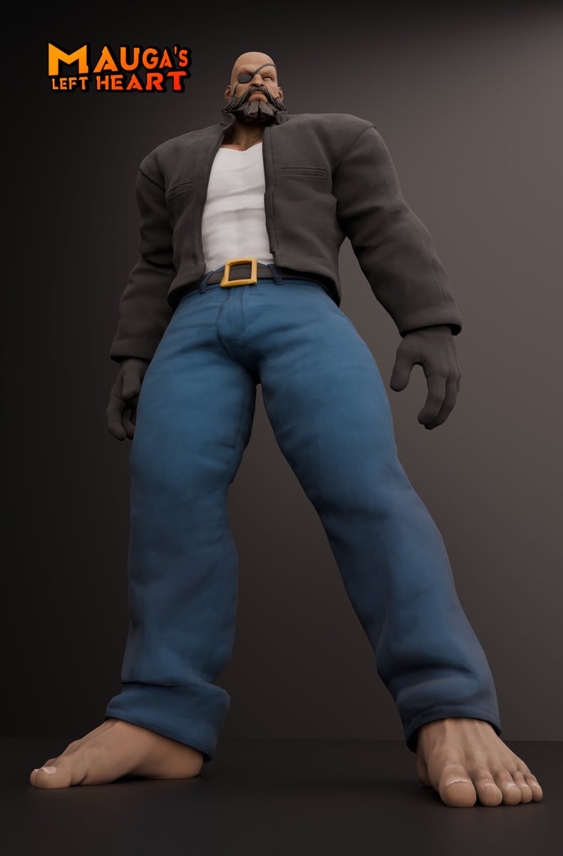 MaugasLeftHeart's tweet photo. POV: Sagat about to stomp on you after he knocks you to the ground!  #sagat #streetfighter #blender #blenderrender #gay #malefeet #malefootfetish #barefootman https://t.co/KYMwx5ecIy