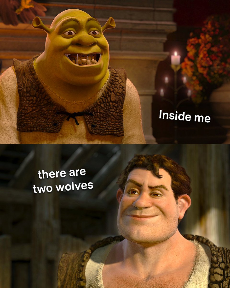 NetflixUK's tweet photo. The duality of  ̶m̶a̶n̶ ogre. https://t.co/myomkZGaD1