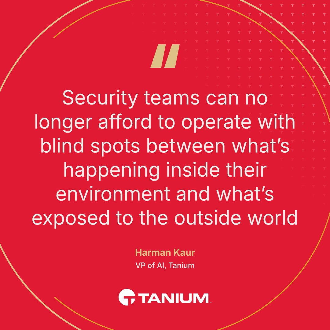 Tanium's tweet photo. #ICYMI: Our newest partnership with @censysio pairs Tanium's real-time endpoint intelligence and in-platform remediation with Censys' continuously updated map of internet infrastructure for one contextual view of internal and external exposure. Learn more: https://t.co/dFQAjr3QUX https://t.co/AVrRxF9Mpe