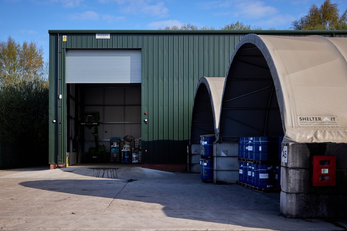 CSGWASTE's tweet photo. At our Blackburn facility, 95% of waste was diverted from landfill last year.

We have now invested in a new hazardous waste storage unit at the site to increase capacity and support further recovery and recycling.

Full story below 👇

#Recycling #WasteManagement #HazardousWaste https://t.co/a9Y801OV22
