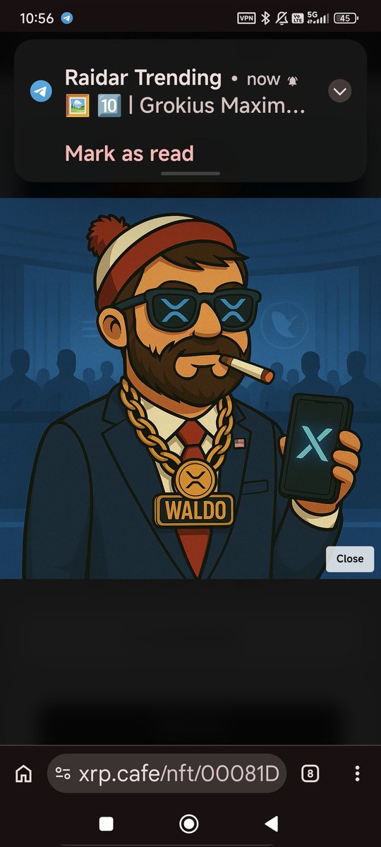W_A_L_D_O_coin's tweet photo. Some NFTs sit in wallets.
WALDO NFTs are built for degens.
XP boosts. VIP perks. MEMEconomy access.
The future belongs to creators.
Get them here:
https://t.co/mYHlOxvZ6e
And here:
https://t.co/oP82XkRfLT
#WALDOcoin #XRPLNFT #MEMEconomy https://t.co/oEngSdkPKk