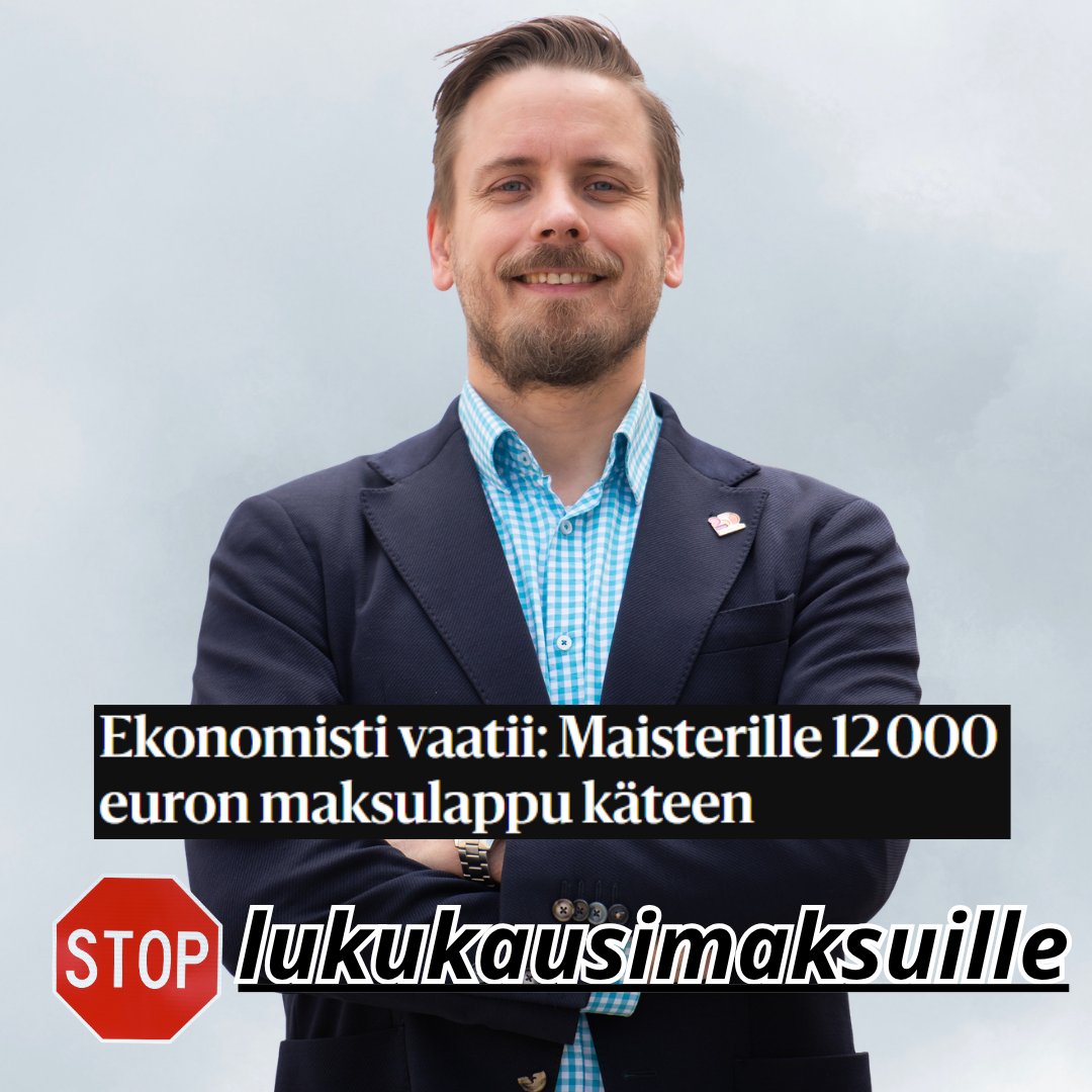 TBacknas's tweet photo. Ei lukukausimaksuja Suomeen!

Moni hyvätaustainen ei ymmärrä, kuinka hankalaa on hakeutua korkeakouluun, jos tausta ei tue sitä tai on tullut haastavista lähtökohdista. Jos ympärillä ei ole ollut korkeasti koulutettuja, niin osalle on hankala hakea, vaikka olisikin fiksu koulussa https://t.co/gjTzLgjwXM