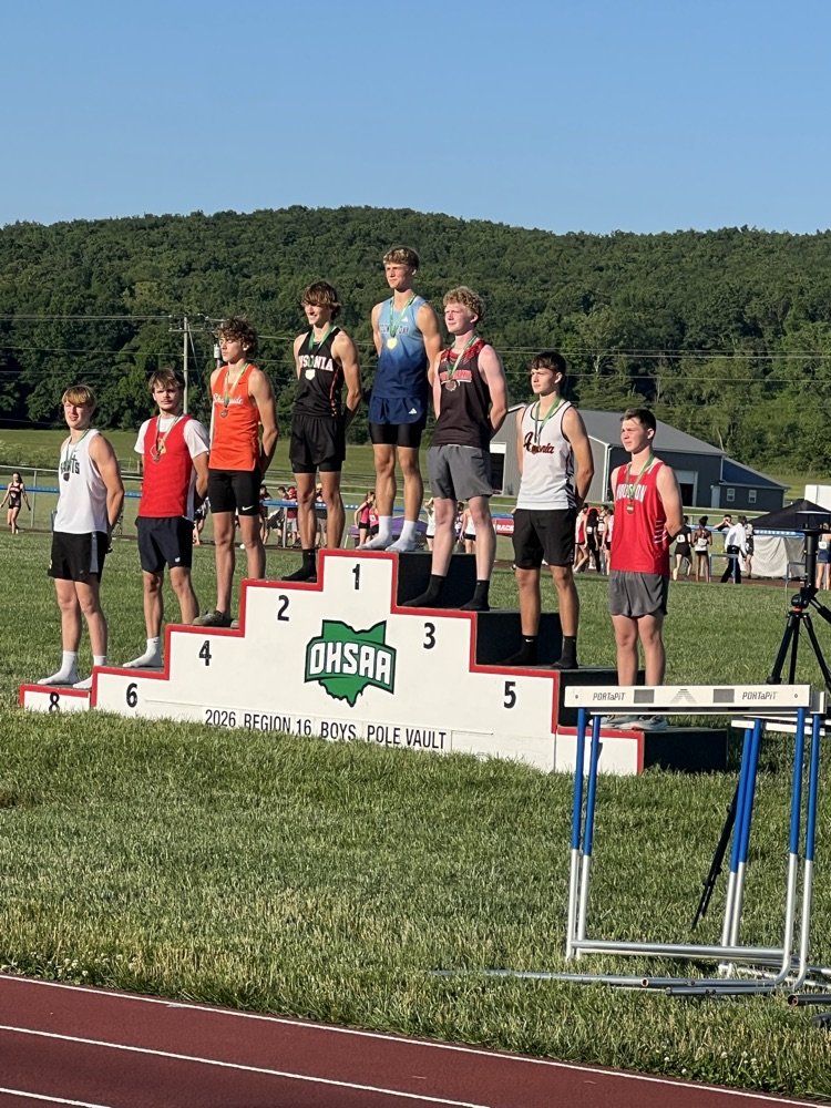 fflsd's tweet photo. Congratulations to Noah for making the podium at the OHSAA Regional Track meet yesterday in pole vault!! https://t.co/qGax8YalBM