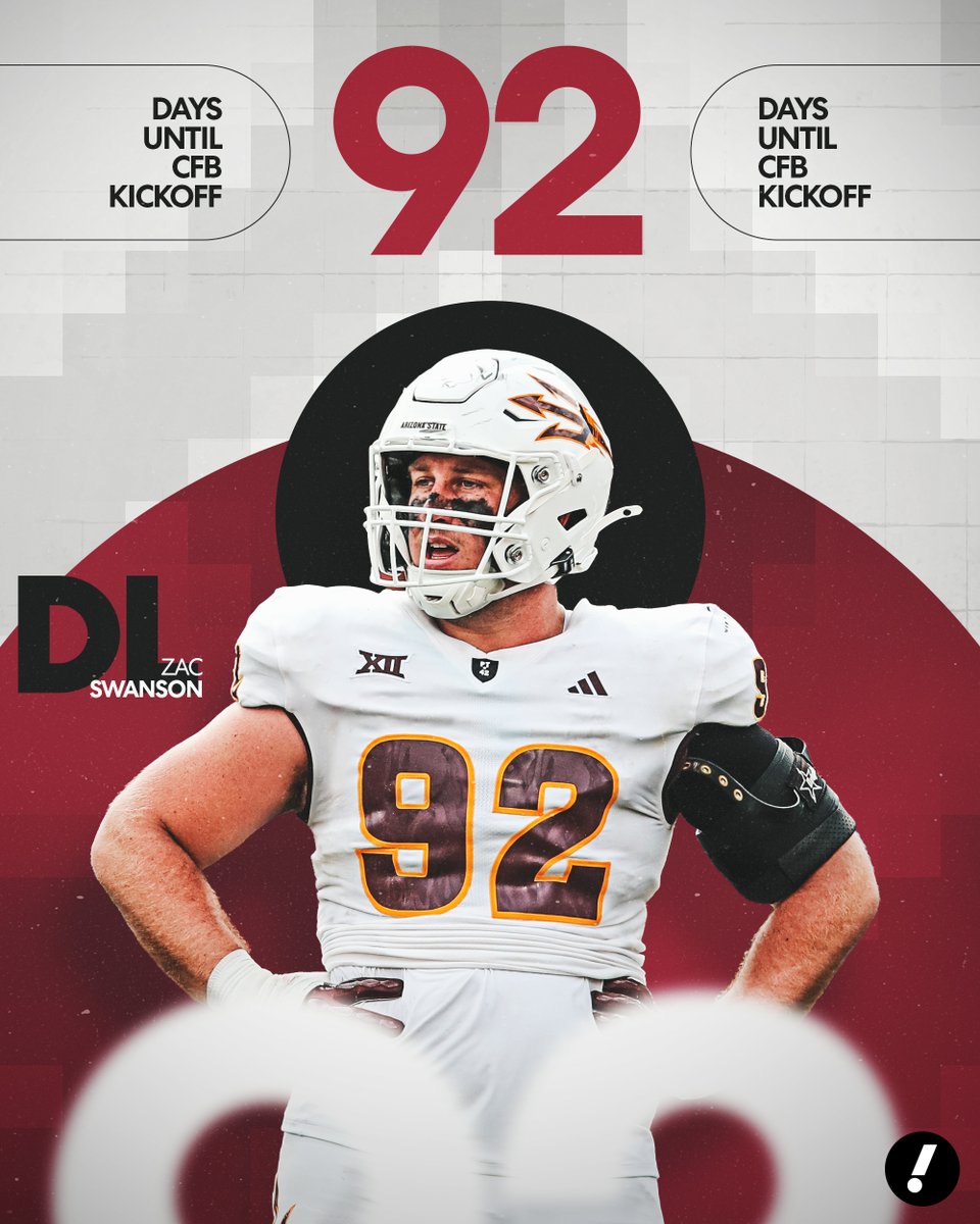 YahooSportsCFB's tweet photo. The wait for CFB kickoff keeps getting shorter 🏈

Can @zacswanson4 and @ASUFootball take the next step? 🔱 https://t.co/Yo2zWMJpov
