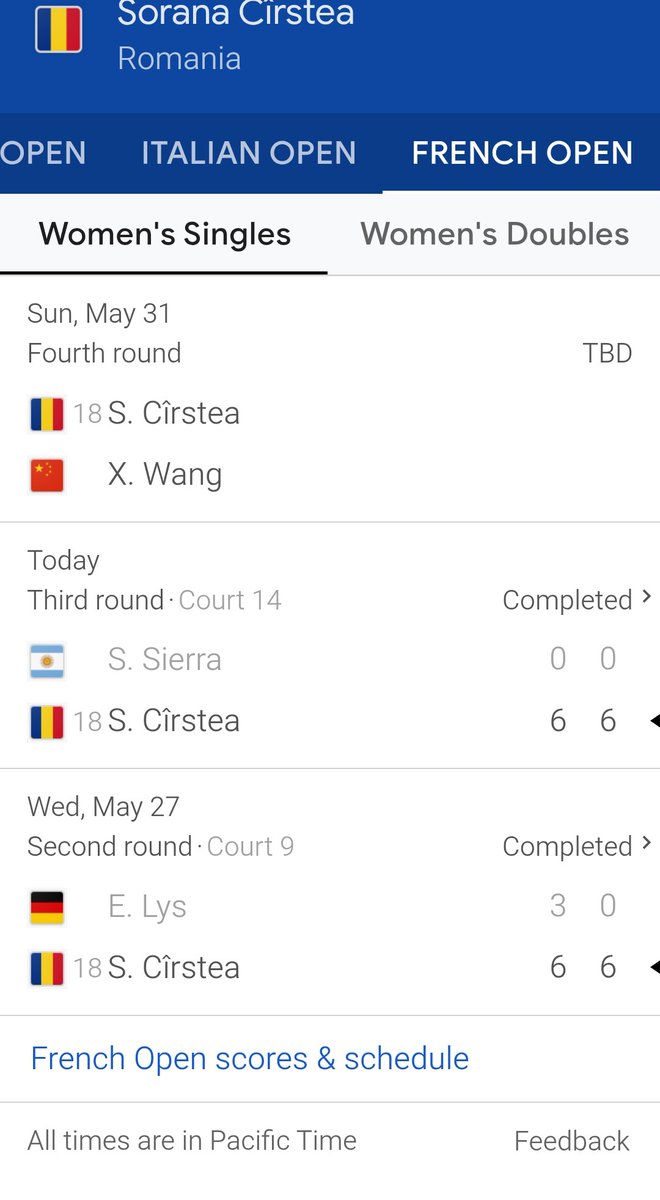 CirsteaFC's tweet photo. #Sorana #Cirstea 🇷🇴
#WON
#WomenSingles
#ThirdRound
#RolandGarros
#FrenchOpen
#WTA🎾
#NewBalanceTennis
#YonexTennis https://t.co/HXSirVkKEp