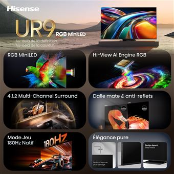 ArkTech_News's tweet photo. Hisense RGB Mini LED 75UR9S
75" RGB MiniLED
4K/180Hz
HDMI 2.1 *3
USB-A 2.0, USB-A 3.0
Audio 4.1.2
à 2499€ -10% avec Fnac+ +tirage au sort pour remboursement à 100%
Paiement en 10 fois sans frais
https://t.co/4uFViwQzQM
#LeMeilleurDuFoot #UHDTV #TCL #QD_MiniLED #LG #Samsung #Philips #Sony #QD_OLED #Hisense #RGB_MiniLED #Foot #CoupeDuMonde #BonsPlans