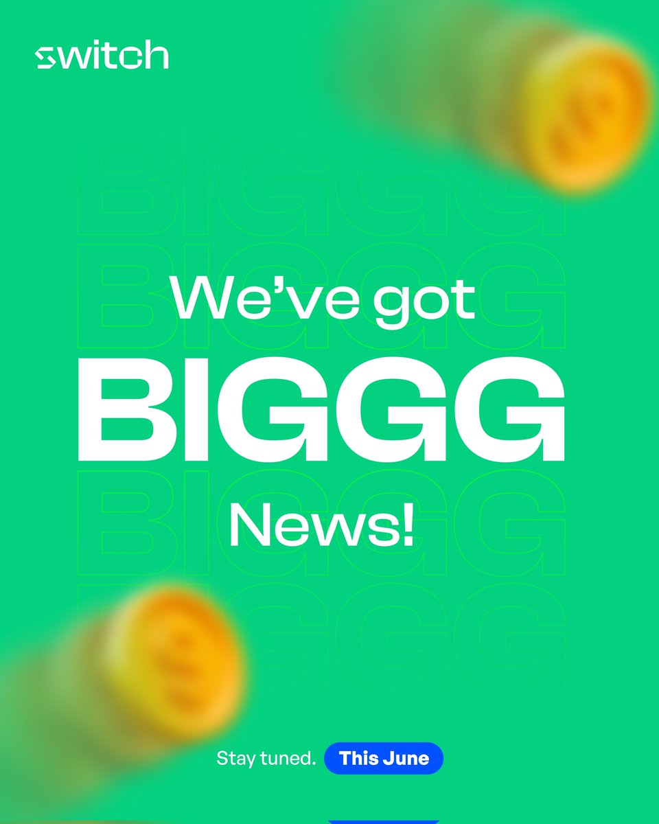 Switchhub_hq's tweet photo. We have the biggest news ever, and we can't wait to share it with you. Stay tuned, big reveal in 3 days! 🤩
#switchhub https://t.co/sQXWtGrhSF