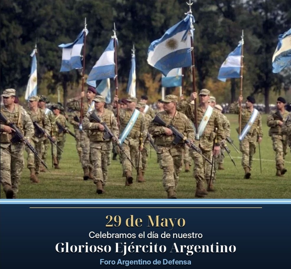 FADefensa's tweet photo. En el Día del Ejército Argentino rendimos homenaje a todos sus hombres y mujeres, de ayer y de hoy.

A quienes hicieron posible nuestra Independencia y nos dieron la libertad de ser Nación. A quienes la defendieron en los campos de batalla, muchas veces entregando su propia vida. Y a quienes, aún en tiempos difíciles, continúan honrando el uniforme con vocación de servicio, sacrificio y amor a la Patria. 

Porque sin aquellos soldados que forjaron nuestra historia y sin quienes la custodiaron generación tras generación, la Argentina simplemente no existiría tal como la conocemos.

Nuestro reconocimiento y gratitud a todos los integrantes del glorioso Ejército Argentino! 🇦🇷🇦🇷