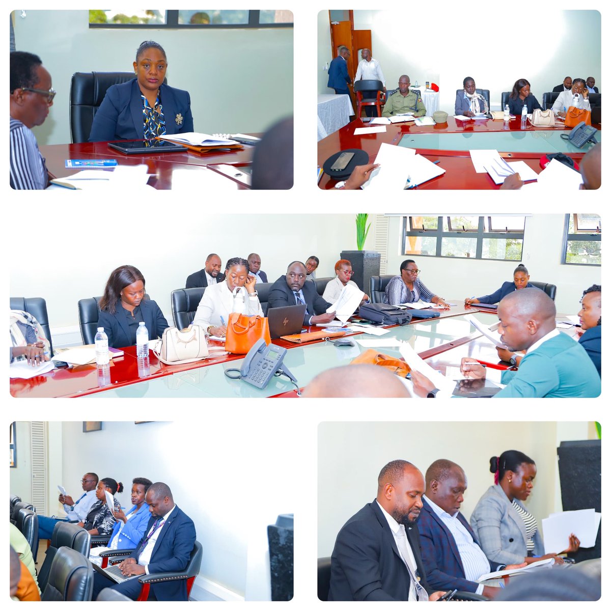 JudiciaryUG's tweet photo. The Administration of Justice Programme (AJP) Criminal Justice Technical Working Group yesterday, held a meeting at the Court of Appeal Building to discuss prison decongestion and the Terms of Reference for this particular Technical Working Group.

The meeting was chaired by the Registrar High Court, HW Prossy Katushabe.

In her remarks, HW Katushabe emphasized that effective coordination remains one of the key pillars in maintaining fairness within the justice system as highlighted under the National Development Plan. “It is imperative that the programme maintains cohesive and functional coordination structures in order to achieve safe, fair and equitable outcomes,” she said.

The Registrar High Court noted that Uganda’s criminal justice system brings together institutions including the Uganda Police Force, the Office of the Director of Public Prosecutions, the Judiciary, Uganda Prisons Service, Directorate of Government Analytical Laboratory, Ministry of Gender, Labour and Social Development, Ministry of Internal Affairs ( Community Service)and the Law Development Centre- Legal Aid Clinic, Justice Centres Uganda ( JCU) among others.

HW Katushabe explained that the Technical Working Group plays a central role in coordinating interventions under the programme to ensure successful implementation of criminal justice reforms.
She further revealed that the Financial Year 2025/2026 will mark the second year of implementation of the National Development Programme, adding that the Technical Working Group intends to hold at least one meeting every quarter before programme working group engagements.

The meeting also heard that Uganda’s growing population continues to exert pressure on the criminal justice system, increasing the need for reforms and improved coordination.
On requests for audio-visual court links, HW Katushabe advised stakeholders to submit details of prison facilities with electricity to facilitate implementation.

During the meeting, Uganda Prisons Service Senior Superintendent of Prisons Mr. Onan Kusasira delivered a presentation on prison congestion and interventions aimed at addressing the challenge.
Mr. Kusasira noted that the rate at which the prison population is increasing overlaps  the rate of expansion of prison facilities.

He explained that prison congestion remains a function of both the prison population and available accommodation space.
According to Mr. Kusasira, slow case completion rates caused by limited personnel within the criminal justice system, including prosecutors, judges, magistrates, police officers,Legal Aid Service Providers, Community Service Officers and prison staff, continue to contribute heavily to congestion.

He emphasized the need to increase prison accommodation capacity while controlling the growth of the prisoner population.
Mr. Kusasira revealed plans to construct a regional mini-maxi prison modeled on Kitalya Prison with a capacity of 4,000 prisoners, alongside the construction of three low-security prisons annually using in-house labour and resources.

He further noted that the Community Service Programme remains underutilized, explaining that community service officers currently cover less than 20 percent of courts across the country.
On parole reforms, Mr. Kusasira said Uganda Prisons Service is developing parole rules and regulations that will provide guidelines and processes for granting parole to eligible prisoners.

“With the current population of 28,860 convicted prisoners serving sentences of three years and above, about 4,000 prisoners remaining with six months to complete their sentences are eligible to apply for parole,” he said.
He added that releasing eligible prisoners through parole would significantly reduce congestion levels currently standing at 351 percent.

Members also discussed the importance of holding regular engagements, preparing reports and memoranda arising from discussions and strengthening collaboration among institutions.