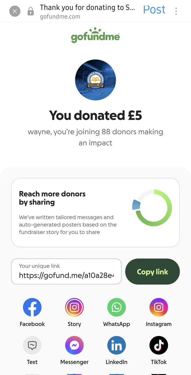 waynejackson84's tweet photo. At the start of this year I unfortunately, due to my own stupidity, lost my Job.
While I got a new one, I don't earn anywhere near what I used too. 
For that I don't feel comfortable at the moment spending that much on a season ticket for me and my lad.
I haven't donated much, https://t.co/y8oKzWyV4O