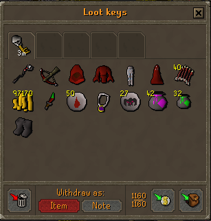 Tree_Detective's tweet photo. A combat lvl 90 tbed me near entrance to rev cave. They did not have many lvls of wilderness in order to finish the job so I fought back! - thank goodness I did with a few lucky procs of my magical bolts. 
Hooray!! Mystic Smoke Staff, Dragon Crossbow, Elder set, Armadyl Chaps. https://t.co/unh9Nkey0j