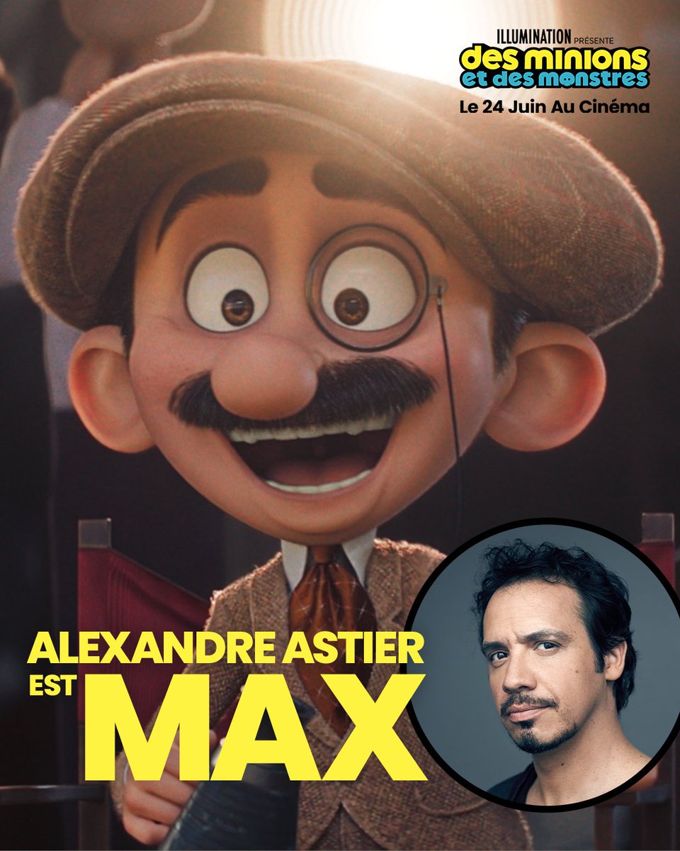 UniversalFR's tweet photo. Alexandre Astier est la voix de Max dans Des Minions et des Monstres, le 24 juin exclusivement au cinéma. #DesMinionsetdesMonstres https://t.co/b1DSOmejyh