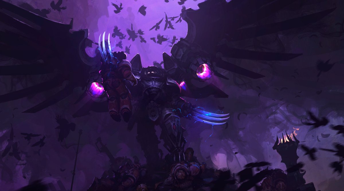 Neoth69's tweet photo. He made 2 of my favorite pieces of Warhammer art. That one of the Emperor, and this one. https://t.co/PWKPAEN6MV