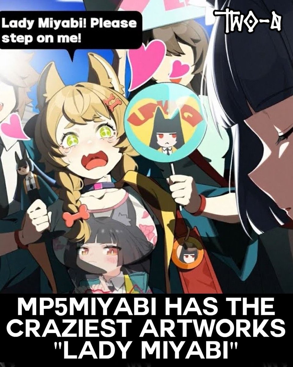 TWO_0_VR's tweet photo. #mp5miyabi has these insane art for their releases i cant stop laughing
#vrchat #undergroundhiphop #soundcloudrapper #anime https://t.co/dKLY6TTIpu