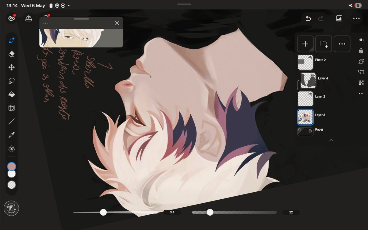 earlmmand's tweet photo. A small ✨ #WIP ✨ of my latest project 🥳 Since I just started, I would LOVE to meet more artists here. Anyone willing to be #artmoots with me? 

#oc #wip #smallartist https://t.co/xTWJMnGUbg