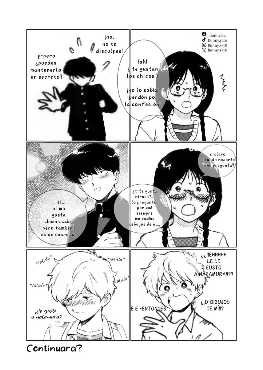 BunnySky0's tweet photo. !NO DEBÍAS OÍR ESO HIROSE KUN!
nuevo FanFic de nakamura x hirose hecho por mi.
por favor no republicar en otras plataformas tampoco quitar las marcas de agua. trataré de seguir la continuación de esta fanfic si les interesa.
#goforitnakamura #nakamura #bl #manga #fanfic https://t.co/NpDQY3njgI