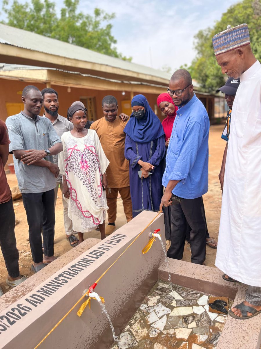 uduradsa's tweet photo. On 25th May, 2026, the Usmanu Danfodiyo University Radiography Students Association, under the leadership of Oluyemi Yusuf Olatunji, successfully commissioned the departmental tap water project. 
Honored with presence of Department Lecturer Rad. Iliasu Izge, workers and students https://t.co/RQD9WR4J3h