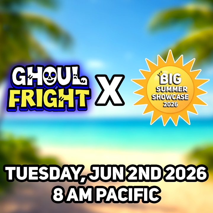 GhoulFright's tweet photo. Ghoul Fright will be in the Best Indie Games Summer Showcase on Tuesday, 2nd June 2026. 
Tune in to see the ultimate cartoony beat em up in action! 🥊🔥

#BIGSummerShowcase