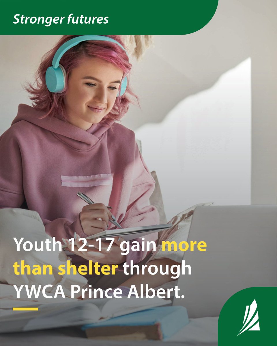SKGov's tweet photo. Every young person deserves a safe place to live—and the support to build a better future.  Through continued funding for YWCA Prince Albert, youth ages 12–17 are gaining life skills, substance‑use supports, and connections to education, culture, and community. https://t.co/SEMNJDcUPu