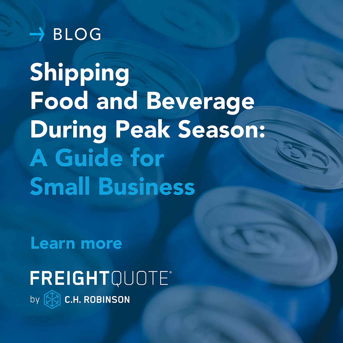 Freightquote's tweet photo. Peak season can bring tighter capacity, rising costs, and unexpected shipping delays for food and beverage businesses. Our latest blog post is full of practical ways to plan ahead, protect your freight, and keep products moving smoothly. Learn more▶️ https://t.co/m50KupBR3K https://t.co/u6v0VyFpNZ