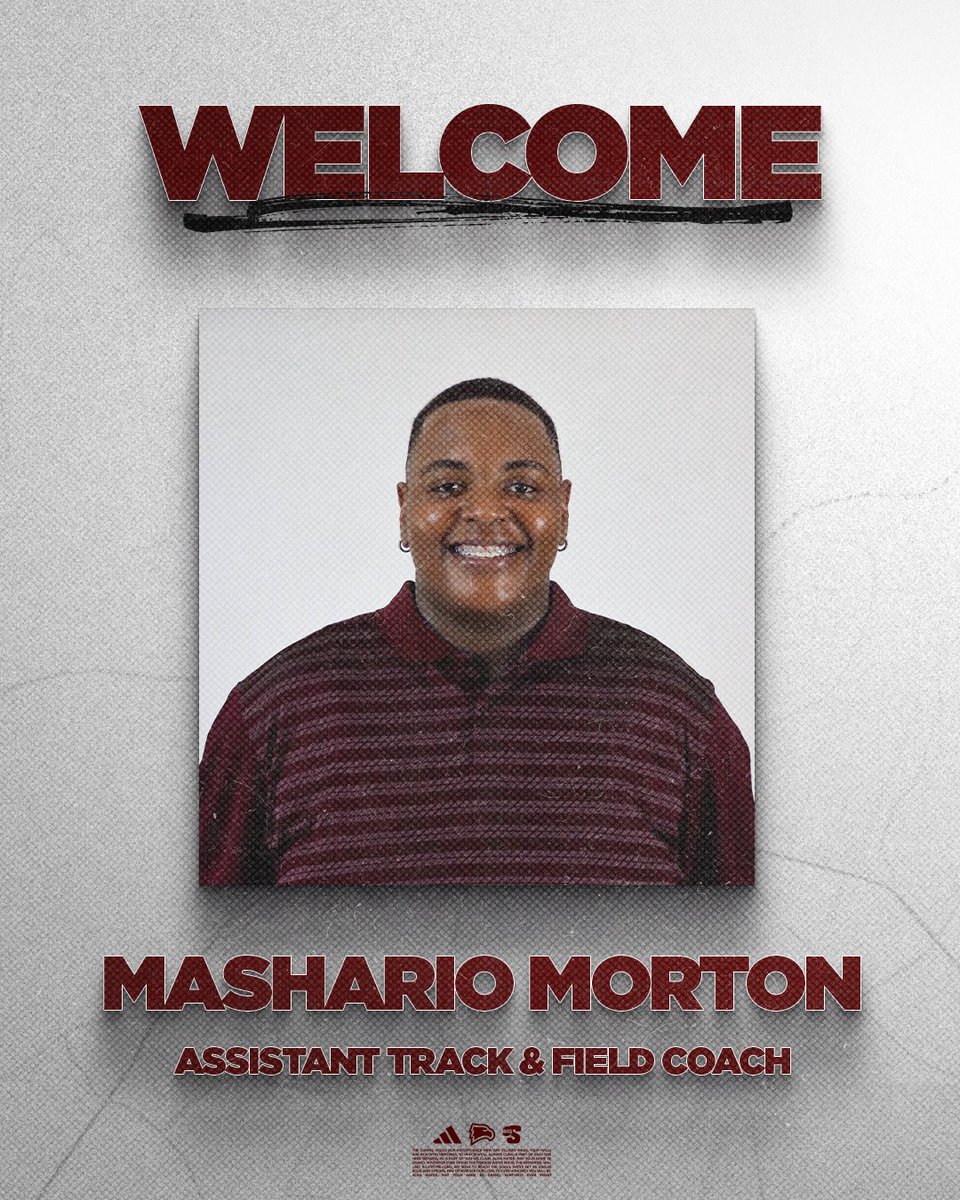 WinthropTrackXC's tweet photo. Welcome Back 🦅

Coach Morton joins Winthrop as an Assistant Track &amp; Field coach!

Read more: https://t.co/doVxdJSnlF 🔗

#ROCKtheHILL https://t.co/5T8Q10ZnPF