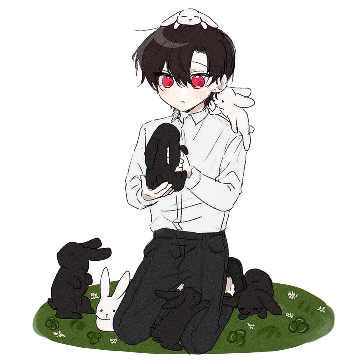 _Dammmmy's tweet photo. 고냥이랑 토끼 https://t.co/joV6lbZvDE