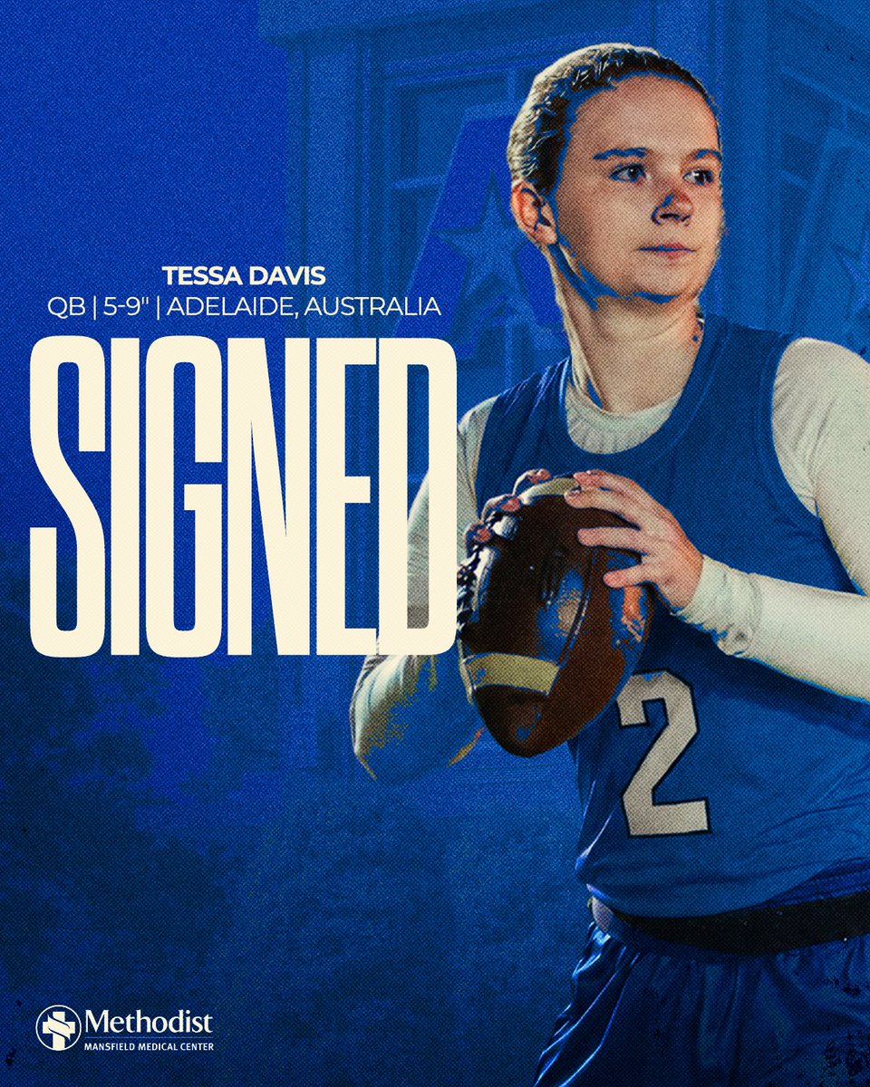 UTAMavsFlagFB's tweet photo. 🚨Big-time addition to our future! Welcome to the family, QB 🔥

#BuckEm🐎 | #MethodistMansfield https://t.co/84XZOsLi9S