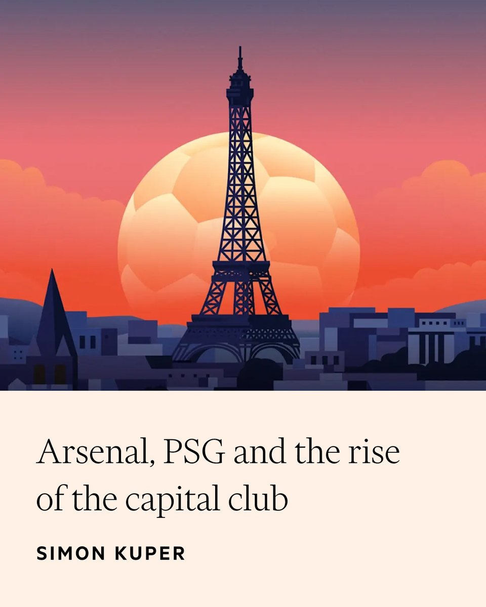 FTMag's tweet photo. The Champions League finalists show how football’s old power centres have shifted, says Simon Kuper: https://t.co/56HnCisamz https://t.co/cX2CplYLpb