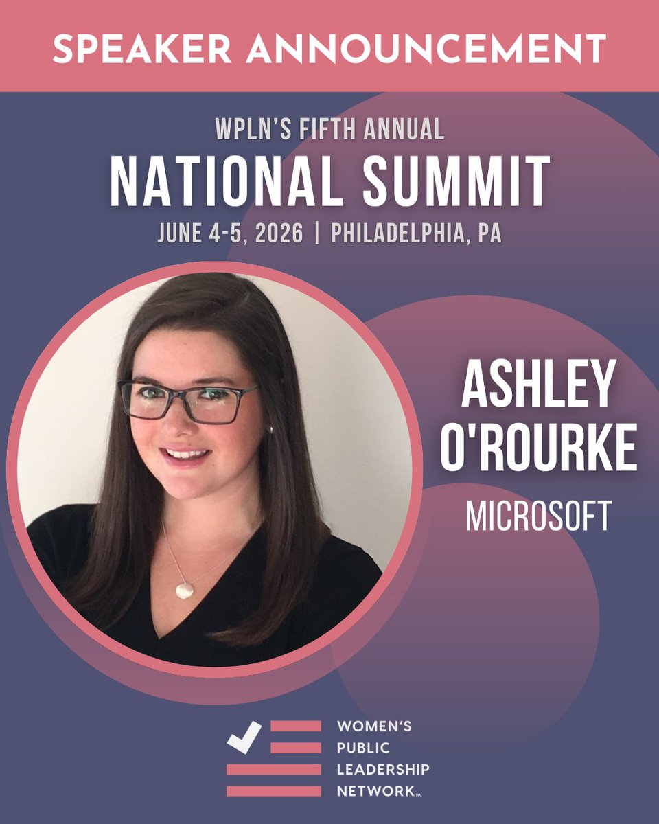 WPLNetwork's tweet photo. AI is rapidly shaping decisions, work, &amp; the future.

So 2026 #WPLNSummit Speaker @AshORourke will lead the session "AI for Impact: Practical Tools to Lead, Communicate, &amp; Work Smarter," presented by @Microsoft.

Buy your 🎟️ before it's too late!
https://t.co/zsdmqmediR https://t.co/418zUNQdV1