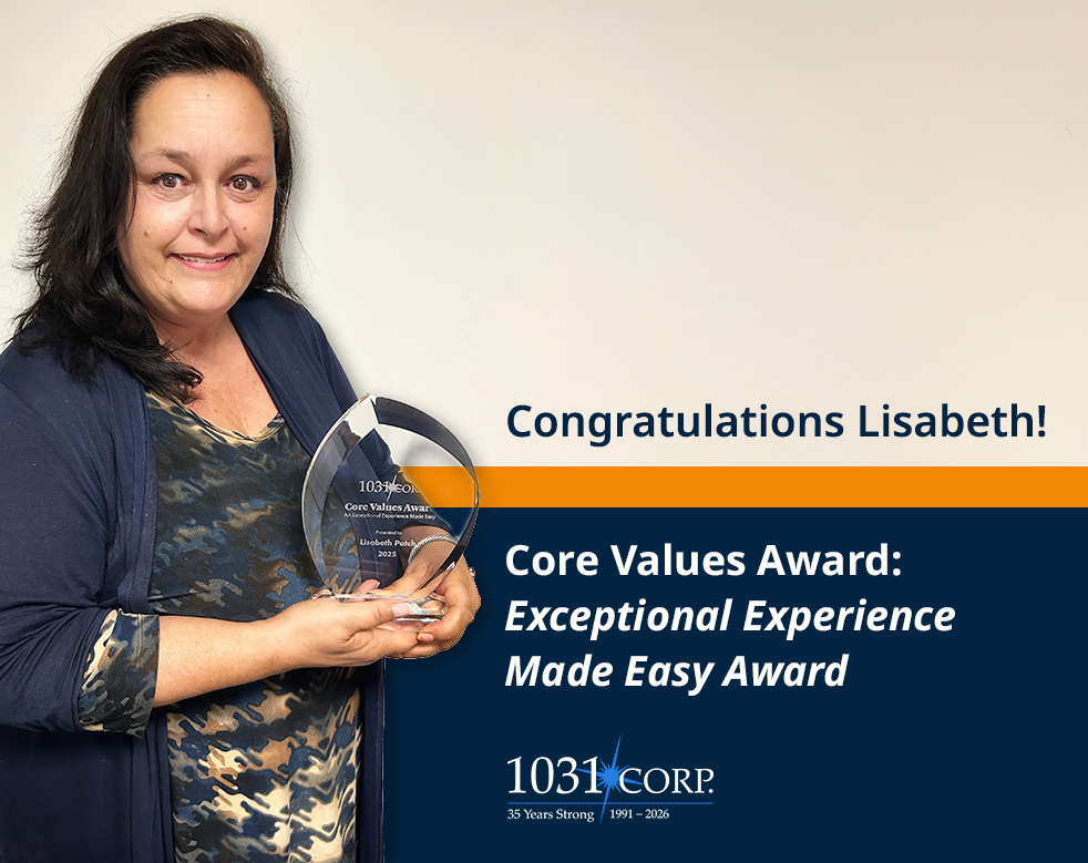 1031CORP's tweet photo. For 35 years, one core value has been the foundation of everything we do at 1031 CORP.: An Exceptional Experience Made Easy.

It reflects our commitment to delivering a seamless, thoughtful, and elevated experience for our clients, our team, and everyone we serve throughout the exchange process.

For consistently delivering an exceptional experience that feels effortless, we are proud to present our 2025 Exceptional Experience Made Easy Core Value Award to Lisabeth Patch who brings that experience to life every single day.

Through strong leadership, attention to detail, and a deep understanding of both people and process, she has a unique ability to make even the most complex situations feel manageable and supported.

"Lisabeth is a steady, trusted presence. She not only gets the job done but does so in a way that makes others feel confident, informed, and genuinely cared for." - Margo McDonnell, CRE, CES®, President and CEO of 1031 CORP.

Her clear communication, consistency, and commitment to excellence create a ripple effect that strengthens our entire organization.

She doesn't just meet expectations. She simplifies, elevates, and enhances the experience for everyone involved.

Congratulations, Lisabeth!

#1031CORP #1031CORPAdvantage #AnnualAwards
