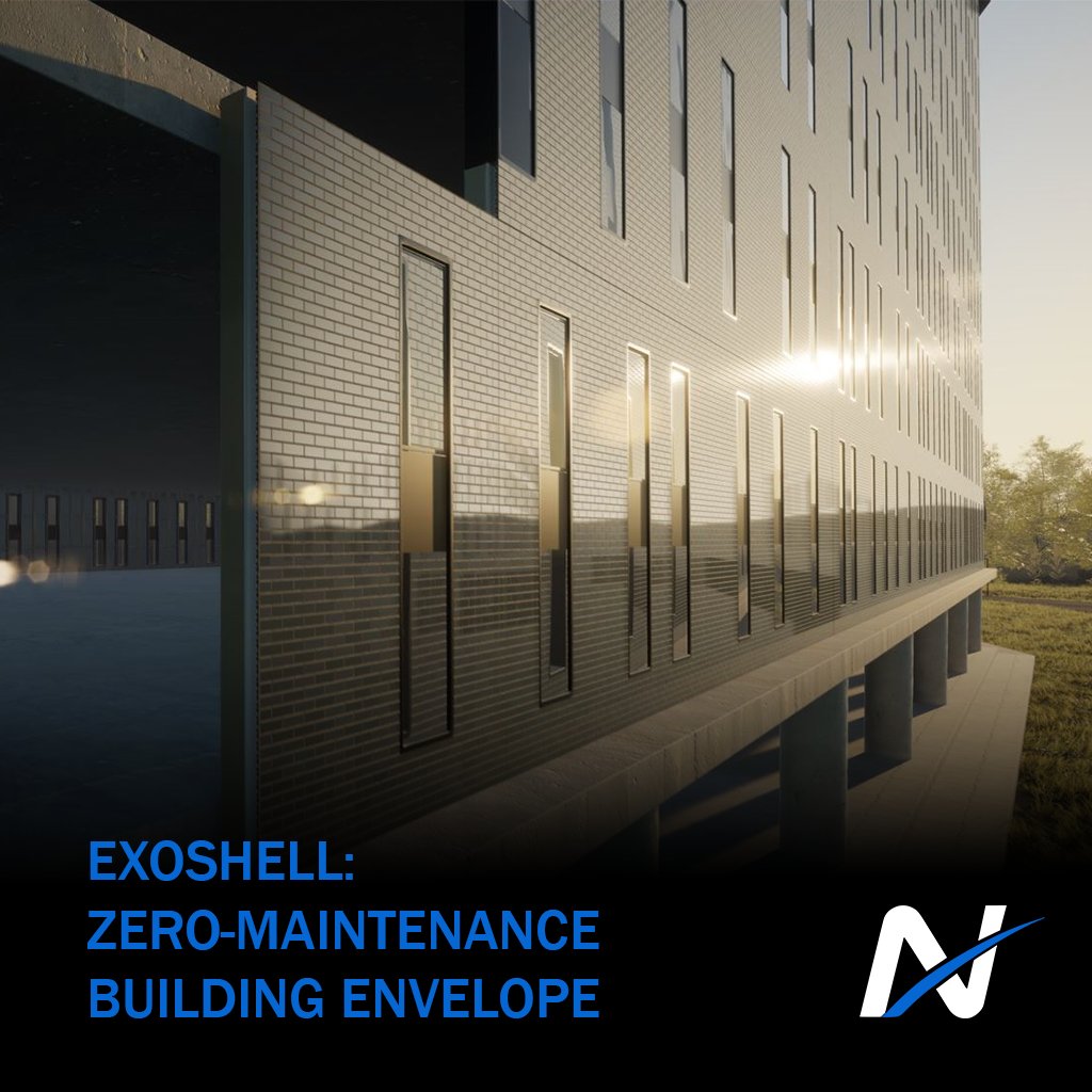 Northstartgi's tweet photo. True building-envelope ROI isn’t the install cost—it’s the 20-year maintenance tail. Steel rusts. Concrete cracks. EXOSHELL composite wall panels stay UV-stable, moisture-impervious &amp; maintenance-free for life. Calculate lifecycle savings: https://t.co/VfSZmZq8ll #northstar https://t.co/BnQbMq6Zs3